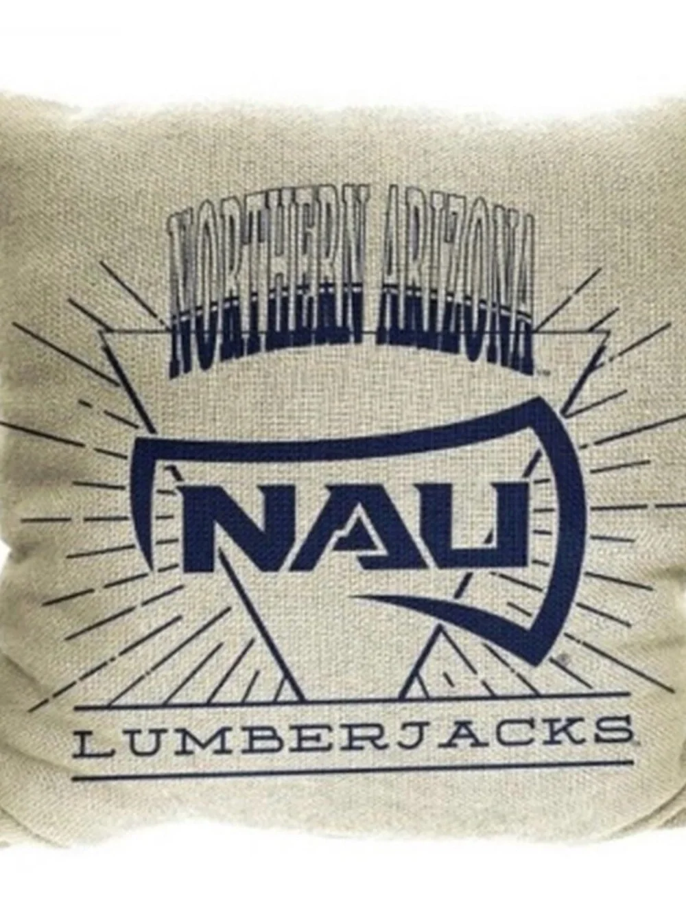 NWT! NCAA NORTHERN ARIZONA LUMBERJACKS Woven Tapestry Pillow 26”x26”